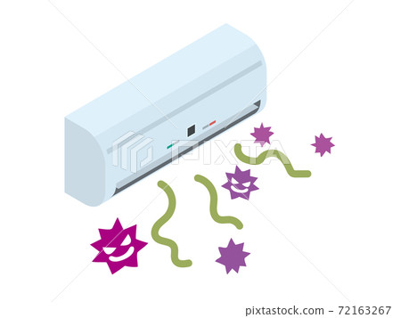 Air conditioner where mold and germs blow out 72163267