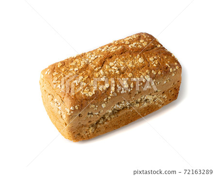 Homemade Traditional Bread Isolated on White Background Homemade Traditional Bread Isolated on White Background 72163289