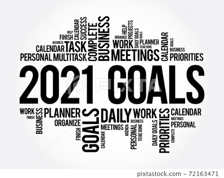 2021 Goals word cloud collage, business concept background 2021 Goals word cloud collage, business concept background 72163471