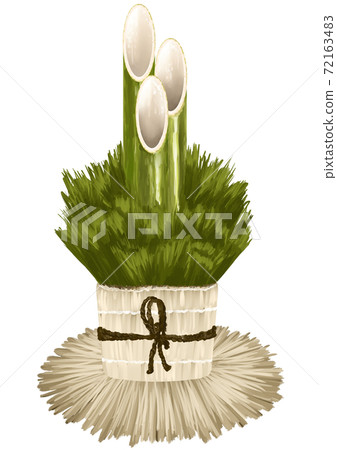 Old-fashioned Kadomatsu - Stock Illustration [72163483] - PIXTA