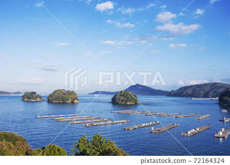 鳥羽海景鳥羽溫泉鄉伊勢志摩觀光勝地 照片素材 圖片 圖庫