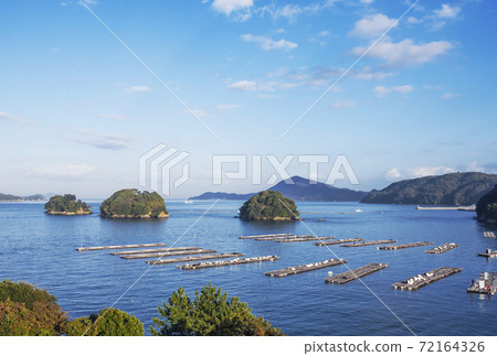 鳥羽海景鳥羽溫泉鄉伊勢志摩觀光勝地 照片素材 圖片 圖庫