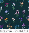 Seamless vector pattern in repeat.  72164714