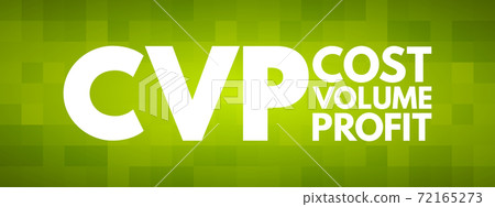 CVP - Cost Volume Profit acronym, business concept CVP - Cost Volume Profit acronym, business concept 72165273