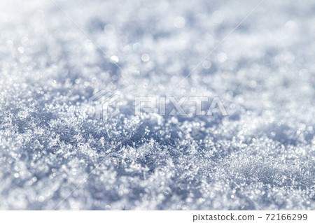 Snow crystals illuminated by sunlight. Winter background. Snow crystals illuminated by sunlight. Winter background. 72166299