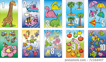 Cards for kids learning account 72168447