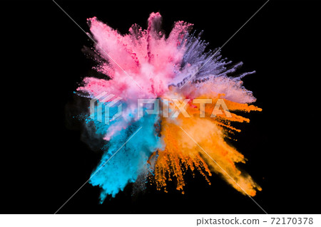 奶油色的塵埃顆粒爆炸的那一刻 72170378