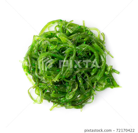 Chukka Seaweed Salad Isolated on White Background 72170422