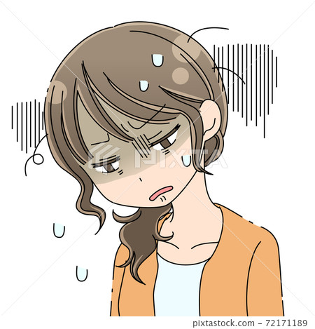 女性表情_失望-插圖素材 [72171189] - PIXTA圖庫
