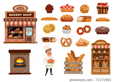Bakery Icons Set Bakery Icons Set 72172902