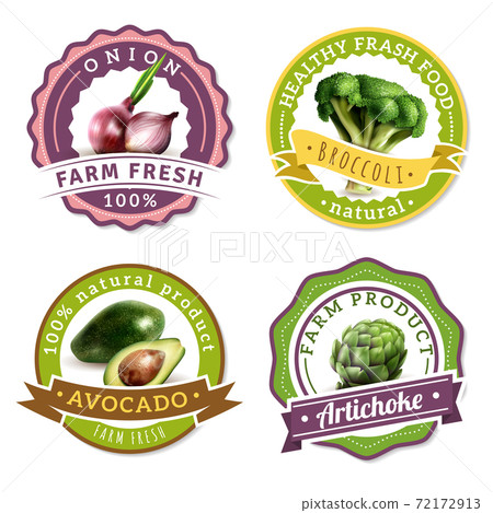 Vegetables Label Set Vegetables Label Set 72172913