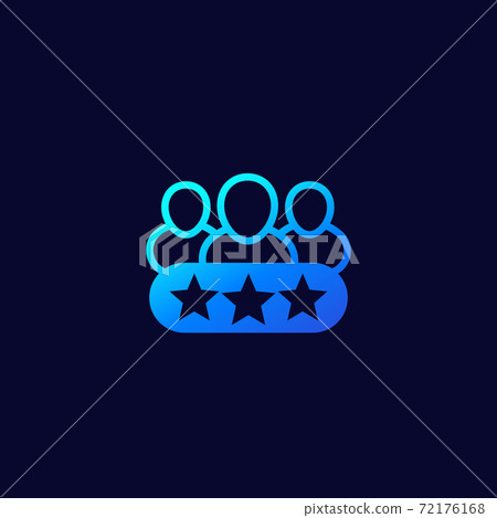 VIP members, premium users icon, vector VIP members, premium users icon, vector 72176168