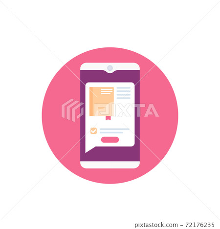 ebook, electronic library vector icon ebook, electronic library vector icon 72176235