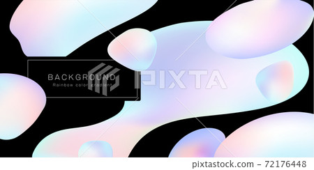 Rainbow gradient, background design, soap bubbles Rainbow gradient, background design, soap bubbles 72176448
