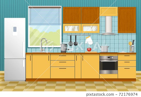 Kitchen Interior Concept Kitchen Interior Concept 72176974