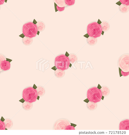 Seamless Pattern Background with Flowers.... - Stock Illustration ...
