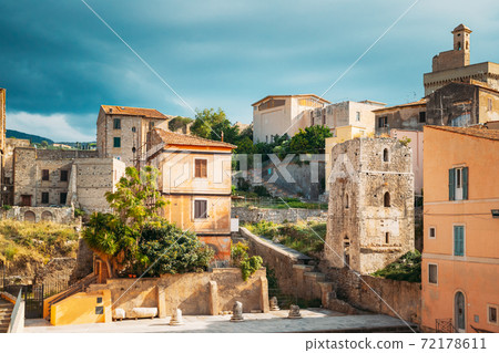Terracina, Italy. View Of Piazza Municipio 72178611