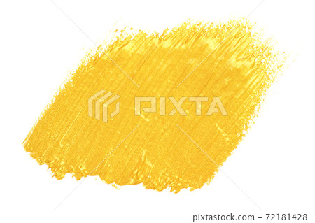 用金色水彩顏料繪製的圖案 72181428