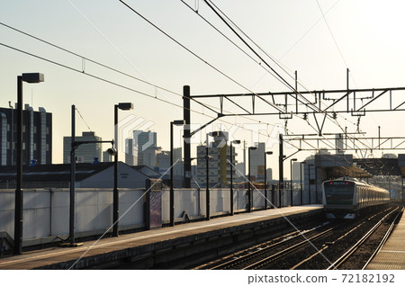 Local trains departing from Shinonome Station on the Tokyo Seaside High-speed Railway Rinkai Line (E233 series) 72182192