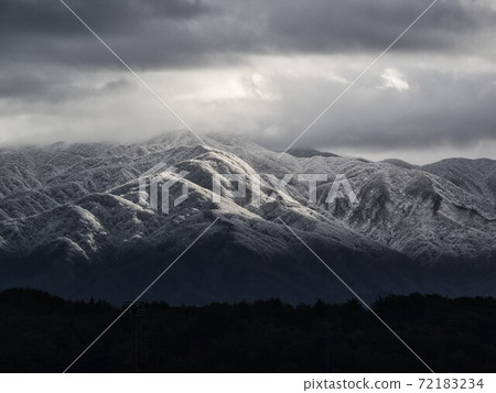 Snow-covered early winter Mt. Ninouji Snow-covered early winter Mt. Ninouji 72183234