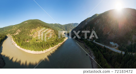 Beautiful Panoramic View of Canadian Nature Beautiful Panoramic View of Canadian Nature 72183472
