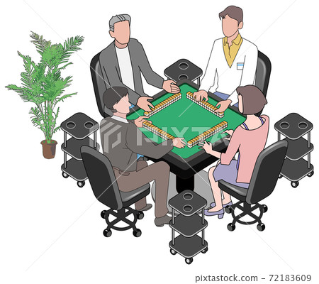 麻將周圍有4個人 72183609