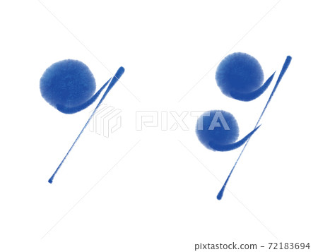 Quarter rest _blue 72183694