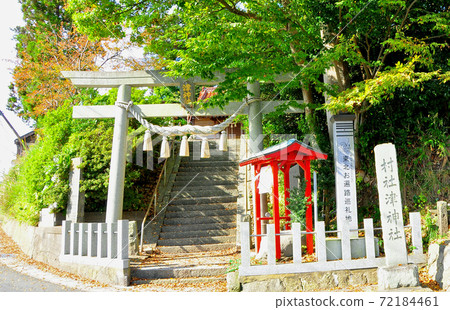 東北大千郎朝聖地津神社鳥居和行動 72184461