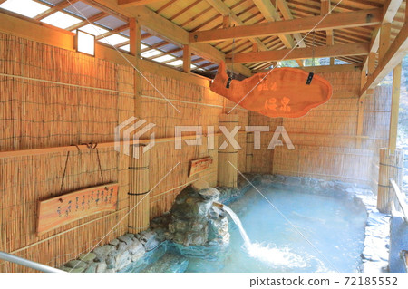 Secret hot spring Iya Onsen open-air bath and scenery Tokushima Prefecture Secret hot spring Iya Onsen open-air bath and scenery Tokushima Prefecture 72185552