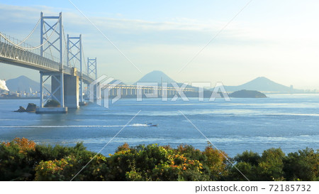 香川縣瀨戶大橋（Yoshima停車場）的風景 72185732