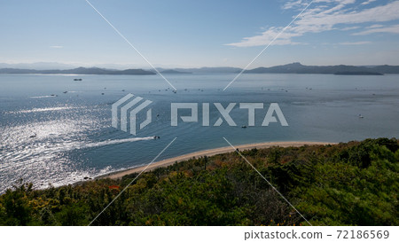 壯麗景色的瀨戶內海 壯麗景色的瀨戶內海 72186569