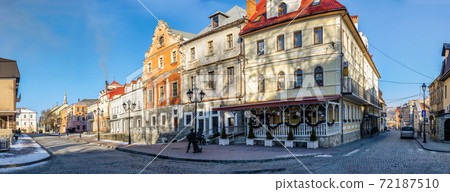 The old street of Kamianets-Podilskyi, Ukraine 72187510
