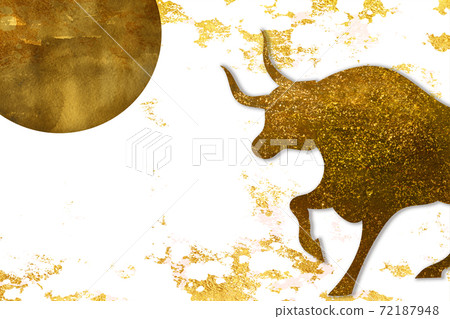 Bull image, New Year's card, Zodiac, 2021 Bull image, New Year's card, Zodiac, 2021 72187948
