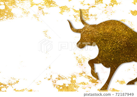 Bull image, New Year's card, Zodiac, 2021 72187949