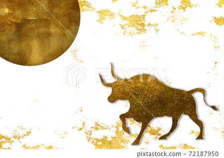 Bull image, New Year's card, Zodiac, 2021 Bull image, New Year's card, Zodiac, 2021 72187950