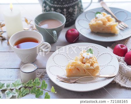 手工蘋果派下午茶時間 72188165