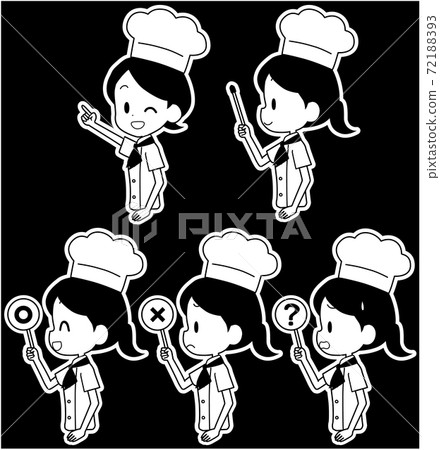 Chef cook pointer set - Stock Illustration [72188393] - PIXTA