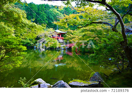 Daigoji Temple Benten-do and Wabashi Benten Pond Daigoji Temple Benten-do and Wabashi Benten Pond 72189376