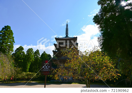 World heritage Daigoji five-storied pagoda national treasure World heritage Daigoji five-storied pagoda national treasure 72190962