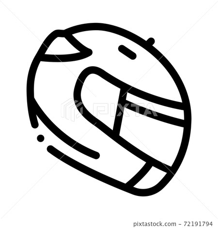 driver helmet black icon vector illustration driver helmet black icon vector illustration 72191794