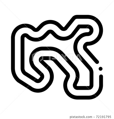 track karting black icon vector illustration track karting black icon vector illustration 72191795