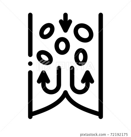 blockage of blood vessel black icon vector illustration blockage of blood vessel black icon vector illustration 72192175