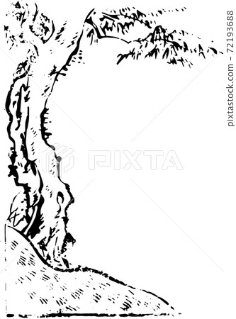 Tree (for lower left) - Stock Illustration [72193688] - PIXTA