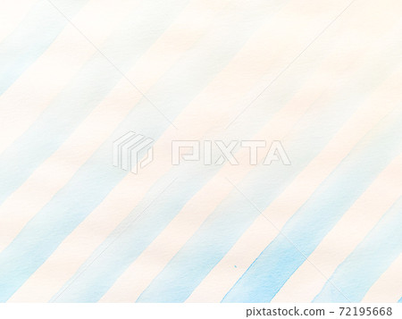 Retro light blue striped watercolor paper 72195668