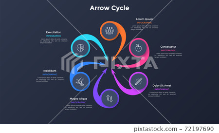 Modern Infographic Vector Template Modern Infographic Vector Template 72197690