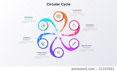 Modern Infographic Vector Template 72197691