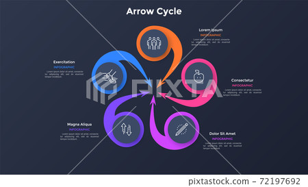 Modern Infographic Vector Template Modern Infographic Vector Template 72197692