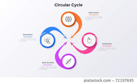 Modern Infographic Vector Template Modern Infographic Vector Template 72197695