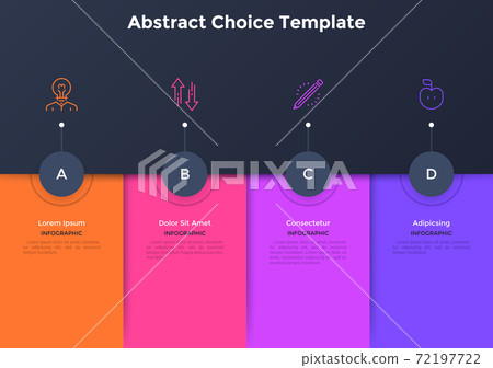 Modern Infographic Vector Template Modern Infographic Vector Template 72197722