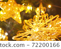 聖誕節形象閃閃發光的雪花水晶飾品燈泡顏色水彩風格 72200166